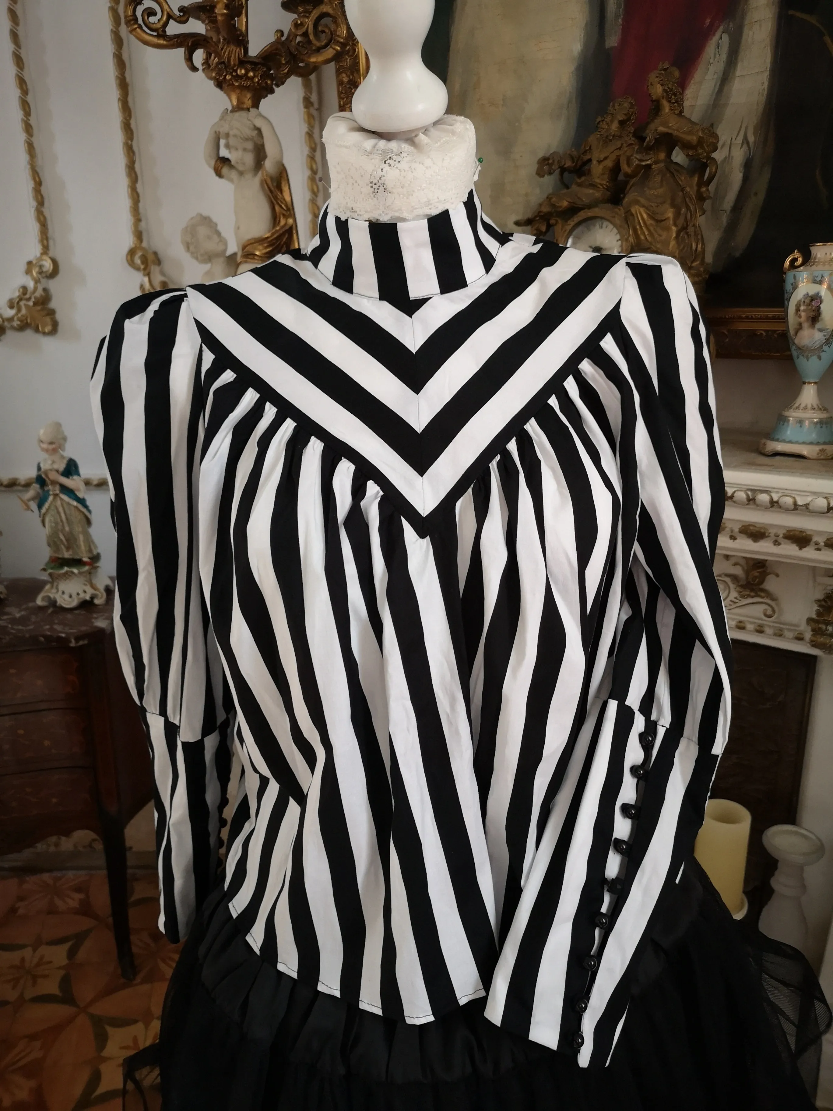 Edwardian Blouse Stripes