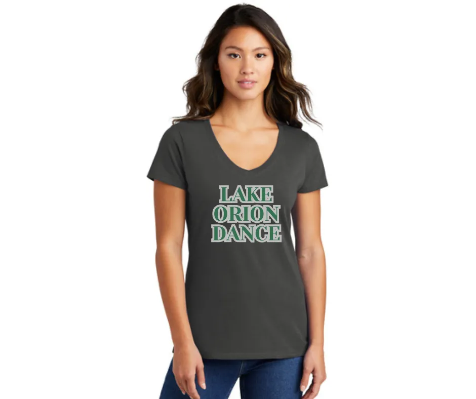 Ladies Short Seeve Fan Favorite V-Neck T