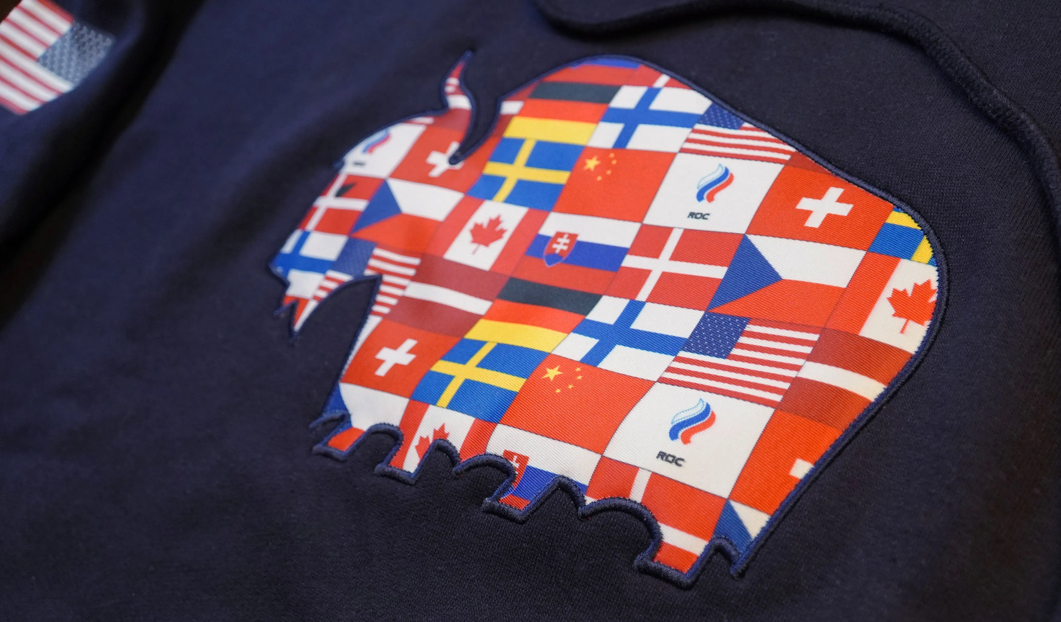OLYMPIC YAK HOODIE (NAVY)