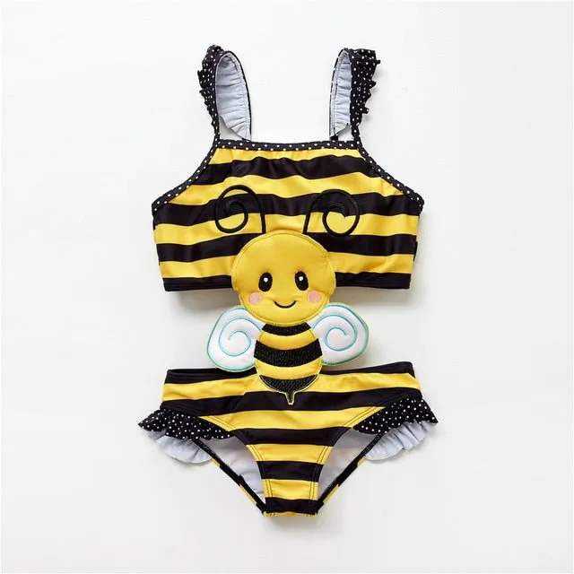 Toddler Infant Baby Girls Swimwear Watermelon Swimsuit Swimming Beach Bathing Bikini Cute Summer One-piece Swimming Baby Overall