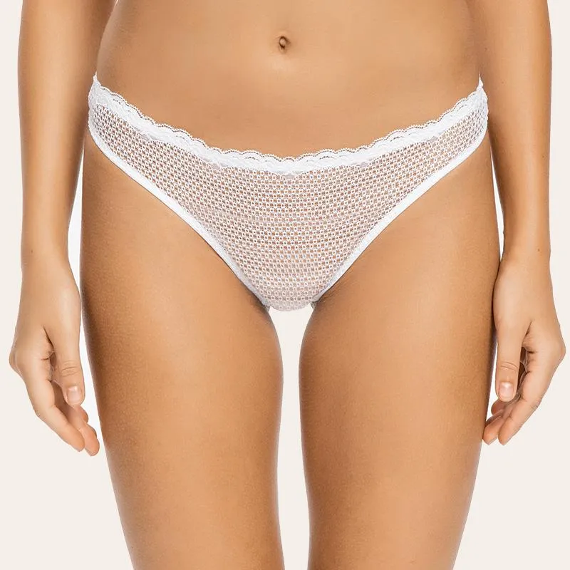 Underwear Mid-Waisted Soft Sexy Plus Size Breathable Thongs