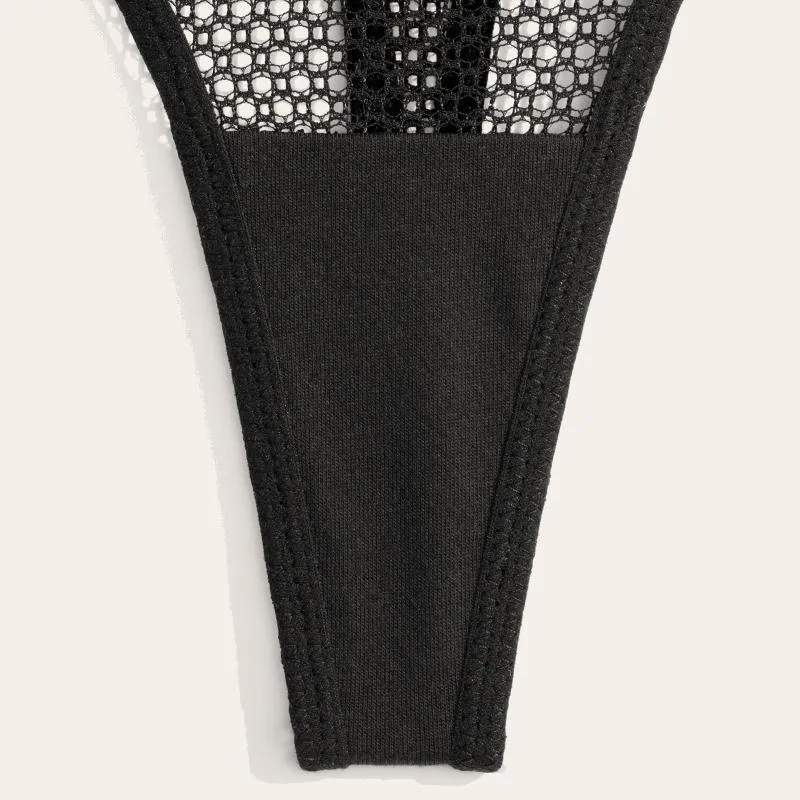 Underwear Mid-Waisted Soft Sexy Plus Size Breathable Thongs