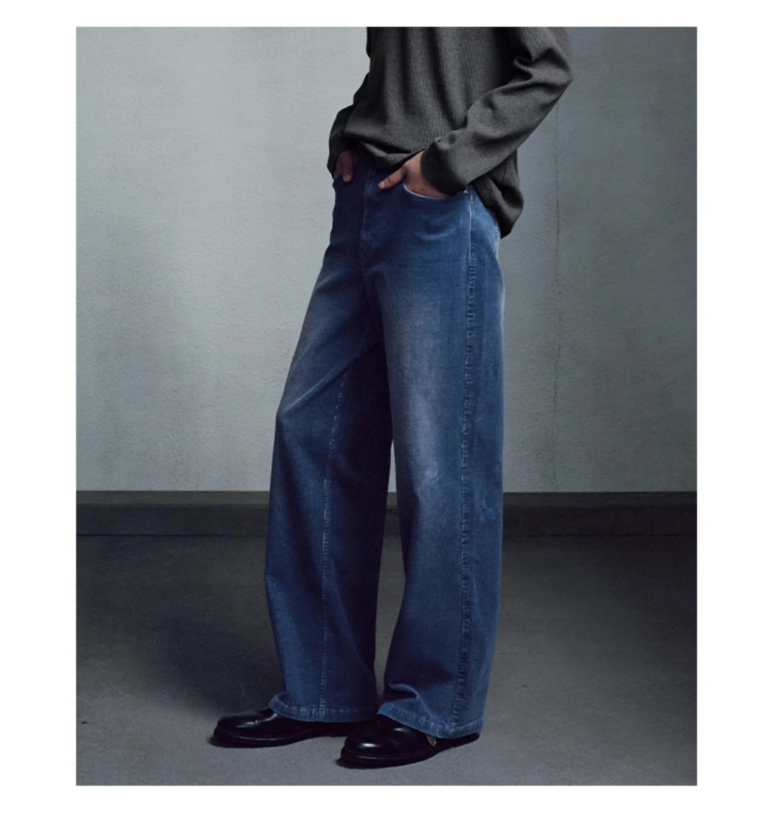 Vintage wash casual pants
