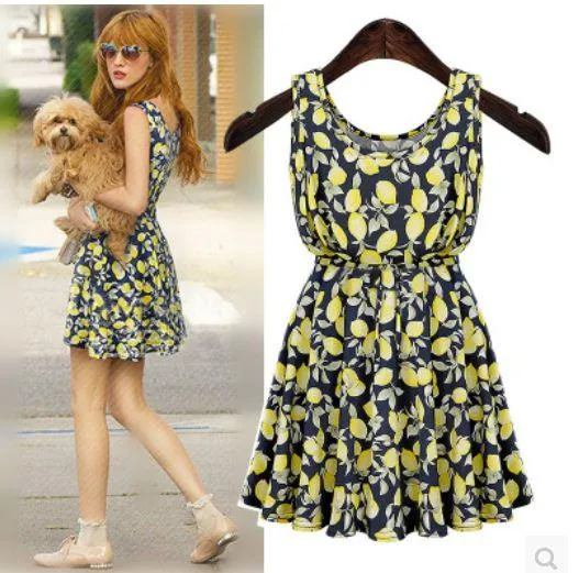 Women's Vintage Floral Dress